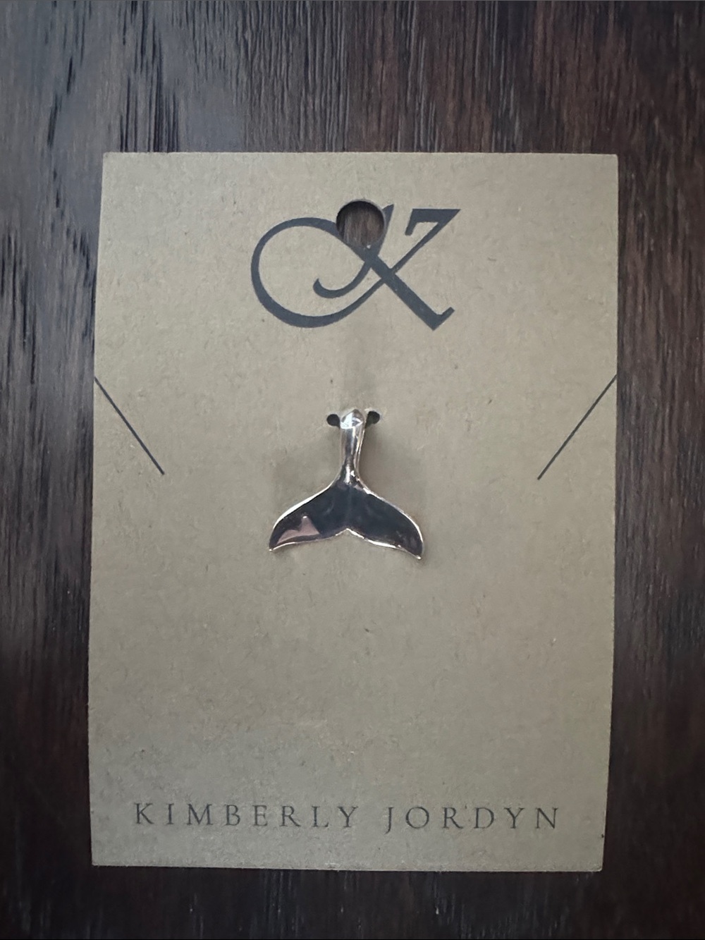 Kimberly Jordyn Sterling Silver Whale Tail Pendant